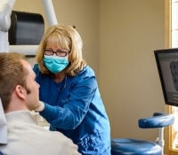 Dental cleaning and exam at Avon Dental