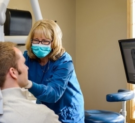 Dental cleaning and exam at Avon Dental
